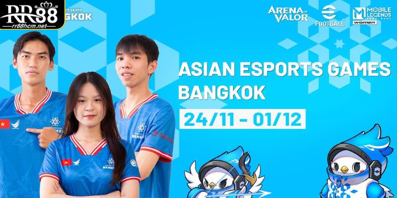 VĐV tham gia E-Sports Asian của đội tuyển Việt Nam